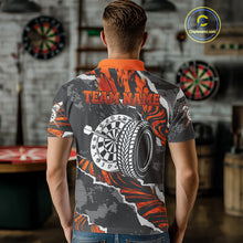 Load image into Gallery viewer, Wheels Dartboard Custom Splashed Color Dart Shirts For Men, Dart Team Jerseys NYN0083