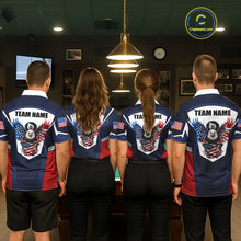 Load image into Gallery viewer, 250 Years Freedom Eagle 8 Ball 9 Ball Pool Women Billiard Shirt Custom American Flag Billiard Apparel NYN2634