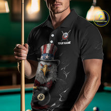 Load image into Gallery viewer, Red Dripping Patriotic Funny Eagle 8 Ball Men Billiard Pool Shirt Personalized Billiard Team Jerseys NYN2772