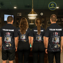 Load image into Gallery viewer, Red Dripping Patriotic Funny Eagle 8 Ball Women Billiard Pool Shirt Personalized Billiard Team Jerseys NYN2772