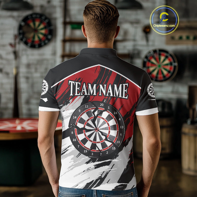 Multi Color Cracked Dartboards Custom Dart Team Shirt For Men, Dart Jerseys NYN0233