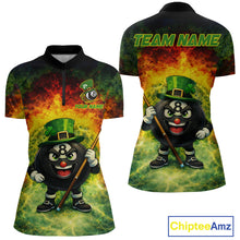 Load image into Gallery viewer, Red &amp; Green Shamrock Thunder Funny Pool 8 Ball Women Billiard Shirt Personalized Balls Billiard Shirts NYN2653