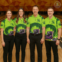 Load image into Gallery viewer, Smoking Funny Ball &amp; Pins Bowling Shirt For Women Personalized Bowling Team Tournament Jersey NYN3749