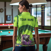 Load image into Gallery viewer, Green Dripping Funny Smoking 8 Ball Billiard Pool Shirt For Women Custom Billiard Team Jerseys NYN3047