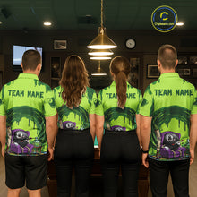 Load image into Gallery viewer, Green Dripping Funny Smoking 8 Ball Billiard Pool Shirt For Women Custom Billiard Team Jerseys NYN3047