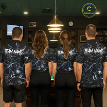 Load image into Gallery viewer, Multi-Panther Funny Glass Crack 8 Ball Pool Polo &amp; 1/4-Zip Team Shirt For Women Custom Billiards Ball Apparel NYN2464