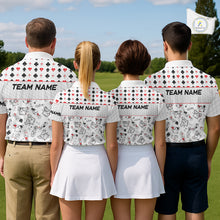 Load image into Gallery viewer, Poker Mens Golf Polo Shirt Personalized Name Funny Golf Top For Team Golfer Gift For Men NYN2850