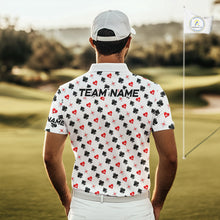 Load image into Gallery viewer, Custom Poker Golf Polo Shirt For Men Personalized Name Funny Golf Team Attire Golfer Gift NYN2851