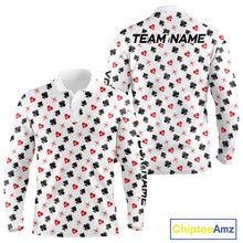 Load image into Gallery viewer, Custom Poker Golf Polo Shirt For Men Personalized Name Funny Golf Team Attire Golfer Gift NYN2851