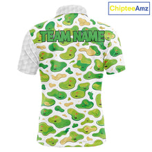 Load image into Gallery viewer, Personalized Mens Golf Polo Shirts Green Golf Courses Custom Name Golf Team Shirt, Golf Gifts NYN2880