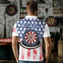 Load image into Gallery viewer, Custom American Flag Dart Shirts For Men Patriotic Dart Team Shirt Darter Outfits Attire NYN2888
