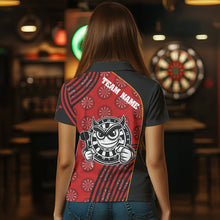Load image into Gallery viewer, White And Black Dartboards Funny Dart Shirts For Women, Custom Dart Jerseys NYN0015