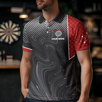 White Dart Arrow Custom Hexagon Dart Shirts For Men, Dart Team Jerseys NYN0018