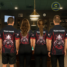 Load image into Gallery viewer, Black And Red Grunge Claws Wolf 8 Ball Pool Women Billiard Shirt Personalized Pool Balls Billiard Attire NYN2738