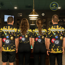 Load image into Gallery viewer, Hexagon Bee 8 Ball Pool Billiard Polo &amp; Quarter-Zip Jerseys For Women Custom Billiard Team Appeal NYN2759