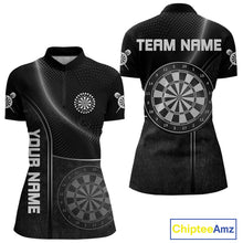 Load image into Gallery viewer, Halftone Pattern Dartboard White In Lines Grunge Dart Shirts For Women, Dart Jerseys NYN0057