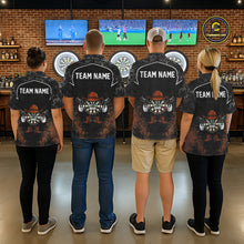 Load image into Gallery viewer, Grunge Brown Funny Dartboard Cowboy Gun Darts Shirt For Men Custom Camouflage Dart Team Jerseys NYN3163