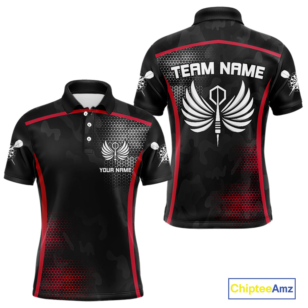 Custom Wings Dart Arrow Triangles Halftone Dart Shirts For Men, Dart Team Jerseys NYN0080