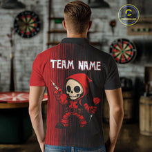 Load image into Gallery viewer, Custom American Flag Dartboards Patriotic Dart Shirts For Men Dart Tournament Jerseys NYN0051