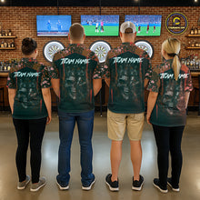 Load image into Gallery viewer, Crown Skull Splatter Paint Dartboard Darts Shirt For Men Custom Red Splatter Dart Team Jerseys NYN3166