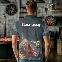 Load image into Gallery viewer, Custom Funny Play Darts &amp; Beer Human Dartboard Men Darts Polo Shirt Dart Jerseys NYN1915