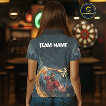 Load image into Gallery viewer, Custom Funny Play Darts &amp; Beer Human Dartboard Women Darts Polo Shirt Dart Jerseys NYN1915