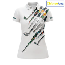 Load image into Gallery viewer, Cactus Pattern Golf Polo Shirt For Womens Custom Cactus Golf Team Shirt, Golfer Gifts NYN2855