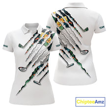 Load image into Gallery viewer, Cactus Pattern Golf Polo Shirt For Womens Custom Cactus Golf Team Shirt, Golfer Gifts NYN2855