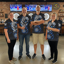 Load image into Gallery viewer, Custom Blue Claws Tiger Dart Shirts For Men Thunder Tiger Dart Team Shirt Darter Clothing Outfits NYN2887