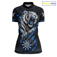 Load image into Gallery viewer, Custom Blue Claws Tiger Dart Shirts For Women Thunder Tiger Dart Team Shirt Darter Clothing Outfits NYN2887