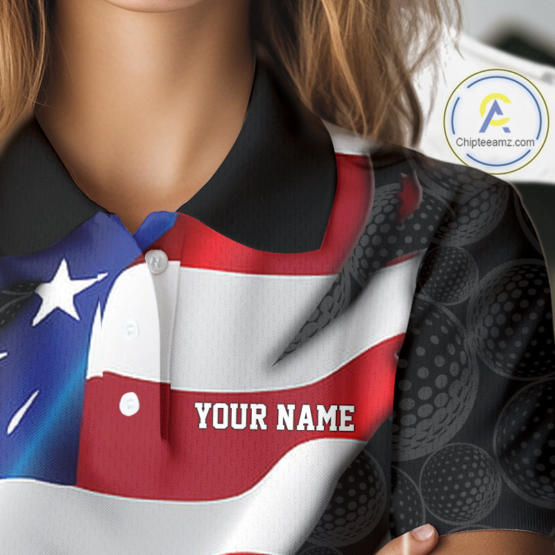 Mannequin wearing a colorful polo shirt with 'Your Name' text