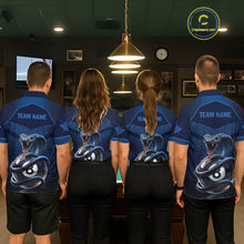 Load image into Gallery viewer, Personalized Funny 8 Ball Pool Cobra Snake Billiard Shirts For Men Billiard Polo &amp; 1/4-Zip Jerseys NYN2988