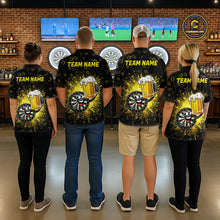 Load image into Gallery viewer, Funny Dartboard Cheer Beer Darts Team Shirt For Women Personalized Dart Polo Jerseys NYN2574