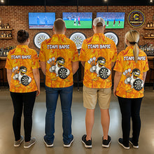 Load image into Gallery viewer, Personalized Funny Duck Darts Polo &amp; 1/4-Zip Shirt For Women Custom Duck Dart Team Dart Jerseys NYN2958