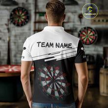 Load image into Gallery viewer, Red Dart Arrows &amp; Black Spider Darts Shirt For Men - Custom Dart Player Uniform NYN0525