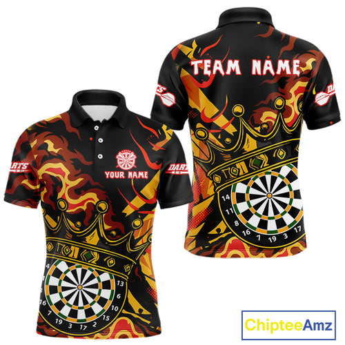 Custom Yellow Honeycomb Bees Skull Dartboards Dart Shirts For Men Dart Team Jerseys NYN0053