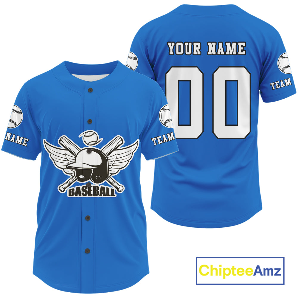 Custom White And Blue Baseball Jersey For Women Classic Youth Baseball Jerseys NYN0907