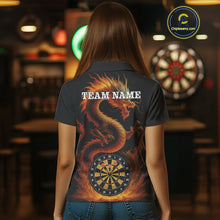 Load image into Gallery viewer, Custom Funny Dragon Darts Shirt For Women Personalized Darts Jerseys, Darts Team Shirt NYN1170