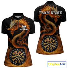 Load image into Gallery viewer, Custom Funny Dragon Darts Shirt For Women Personalized Darts Jerseys, Darts Team Shirt NYN1170