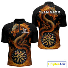 Load image into Gallery viewer, Custom Funny Dragon Darts Shirt For Men Personalized Darts Jerseys, Darts Team Shirt NYN1170