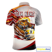 Load image into Gallery viewer, Red Thunders Tiger Claws Pool 8 Ball Billiard Shirt For Men Personalized Billiard Team Jerseys NYN2631