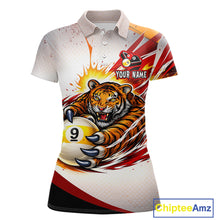 Load image into Gallery viewer, Red Thunders Tiger Claws Pool 8 Ball Billiard Shirt For Women Personalized Billiard Team Jerseys NYN2631