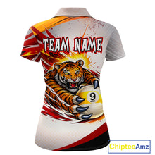 Load image into Gallery viewer, Red Thunders Tiger Claws Pool 8 Ball Billiard Shirt For Women Personalized Billiard Team Jerseys NYN2631