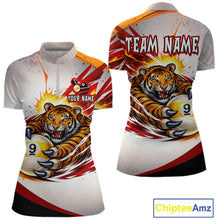 Load image into Gallery viewer, Red Thunders Tiger Claws Pool 8 Ball Billiard Shirt For Women Personalized Billiard Team Jerseys NYN2631