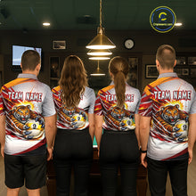 Load image into Gallery viewer, Red Thunders Tiger Claws Pool 8 Ball Billiard Shirt For Women Personalized Billiard Team Jerseys NYN2631