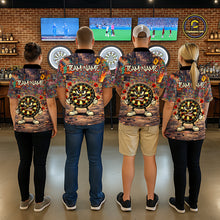 Load image into Gallery viewer, Funny Dartboard Smoking Women Darts Team Shirt Personalized Graffiti Dart Quarter-Zip Jerseys NYN2554