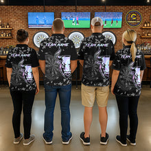 Load image into Gallery viewer, Bull &amp; Dartboard Custom Grunge Women Darts Polo Shirt Holographic Darts Team Jersey NYN2353