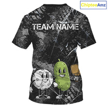 Load image into Gallery viewer, Custom Pickle And Ball Funny Pickleball Ball T-Shirt For Men Outfits Pickleball Jerseys NYN2487