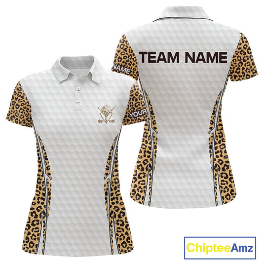 Camouflage Pattern Golf Ball Womens Golf Polo Shirts Custom Golf Team Clothing Golf Gifts For Women NYN2836