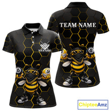 Load image into Gallery viewer, Hexagon Funny Thief-Bee 8 Ball And 9 Ball Women Billiard Pool Jersey Custom Billiard Team Appeal NYN2760